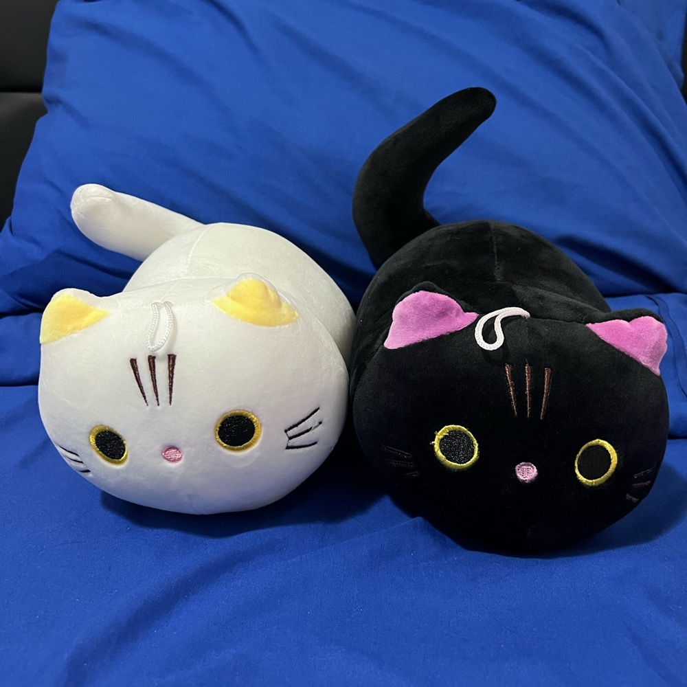⭐️ Plushie Black and White Cat Combo ⭐️